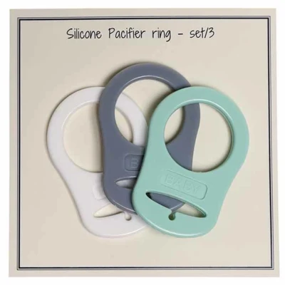 Go Handmade Silikone Suttekæde Adapter 3 stk Mix